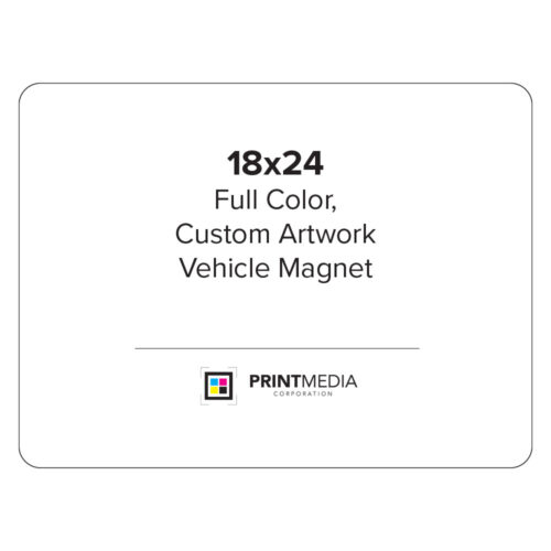 18x24 Full Color Vehicle Magnets (Set of 2)