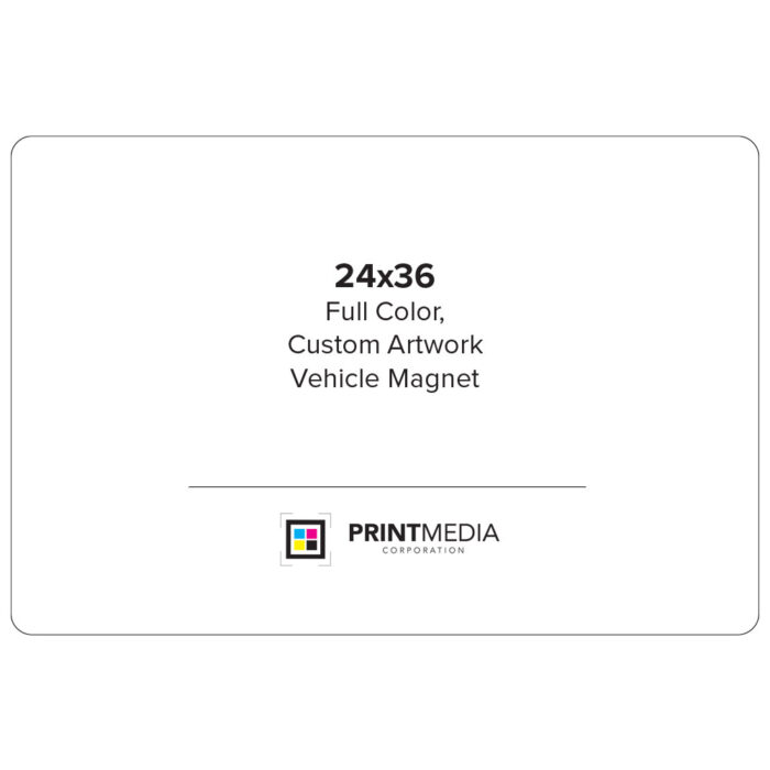 24x36 Full Color Vehicle Magnet (Set of 2)
