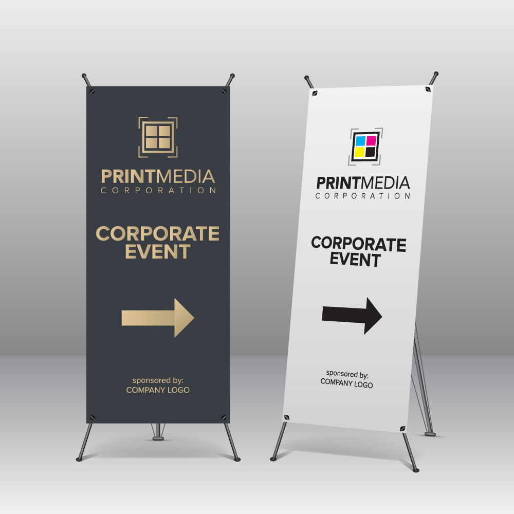 PMC Custom Print Corporate Event Directional Signage