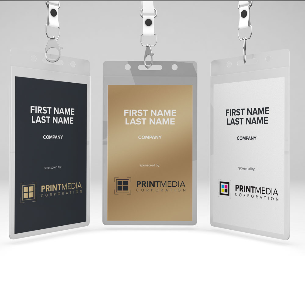 PMC Custom Print Name Badges