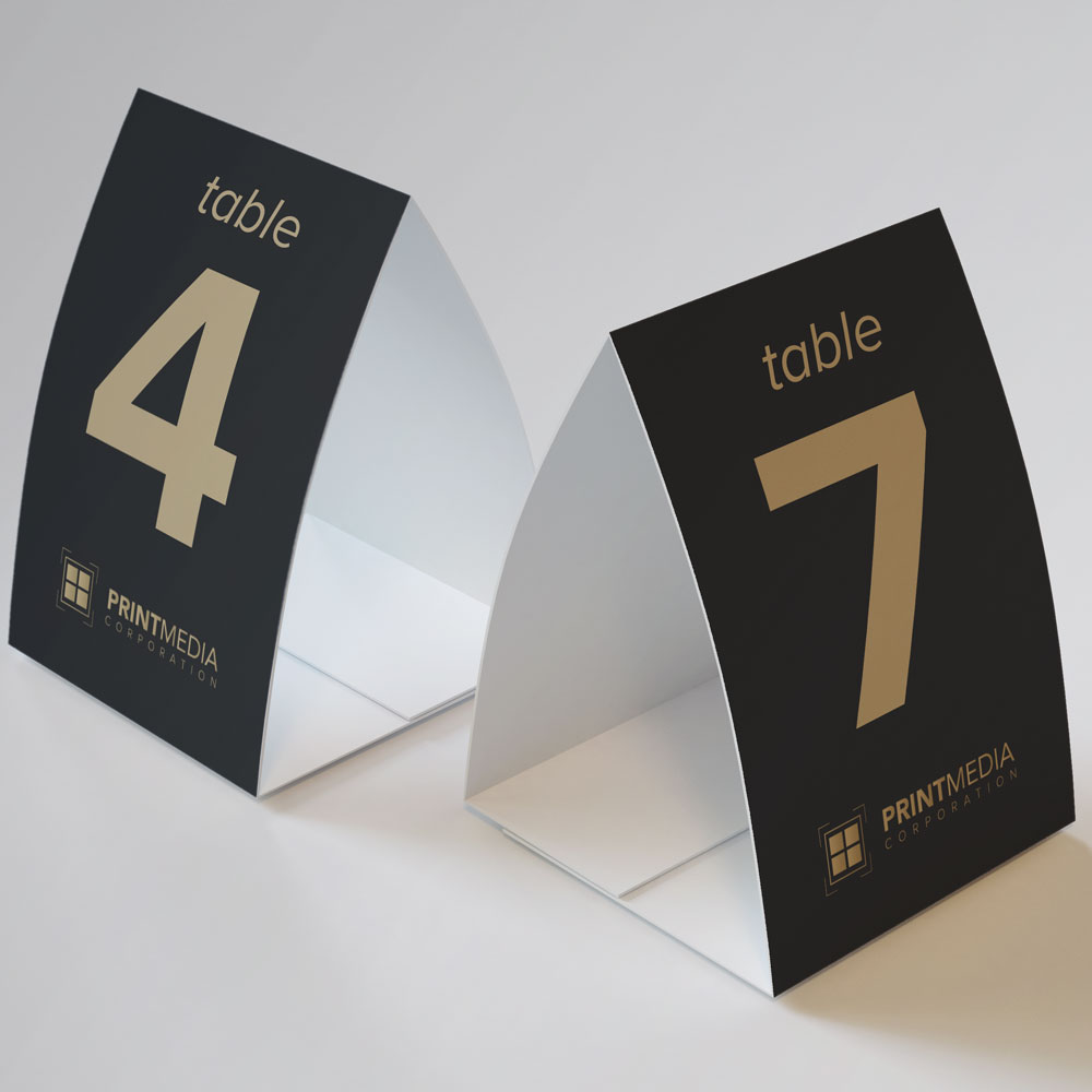 PMC Custom Print Table Numbers