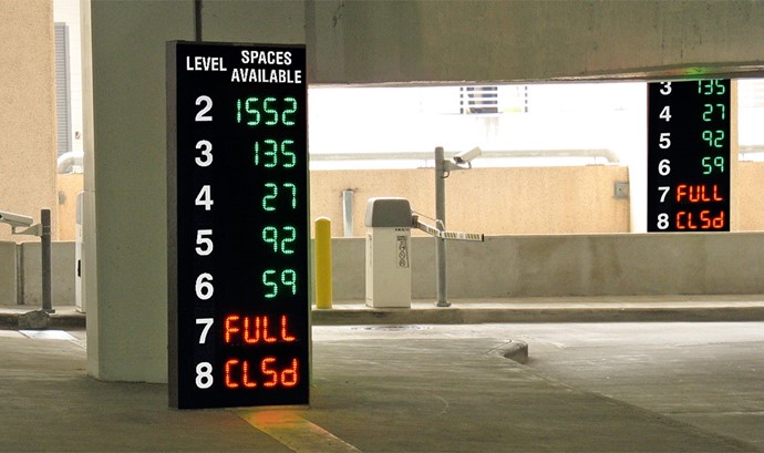 Parking Garage Digital Signage