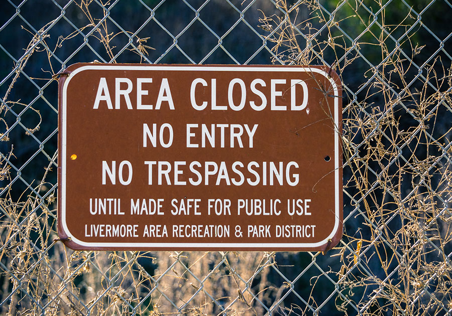 You're Trespassing.